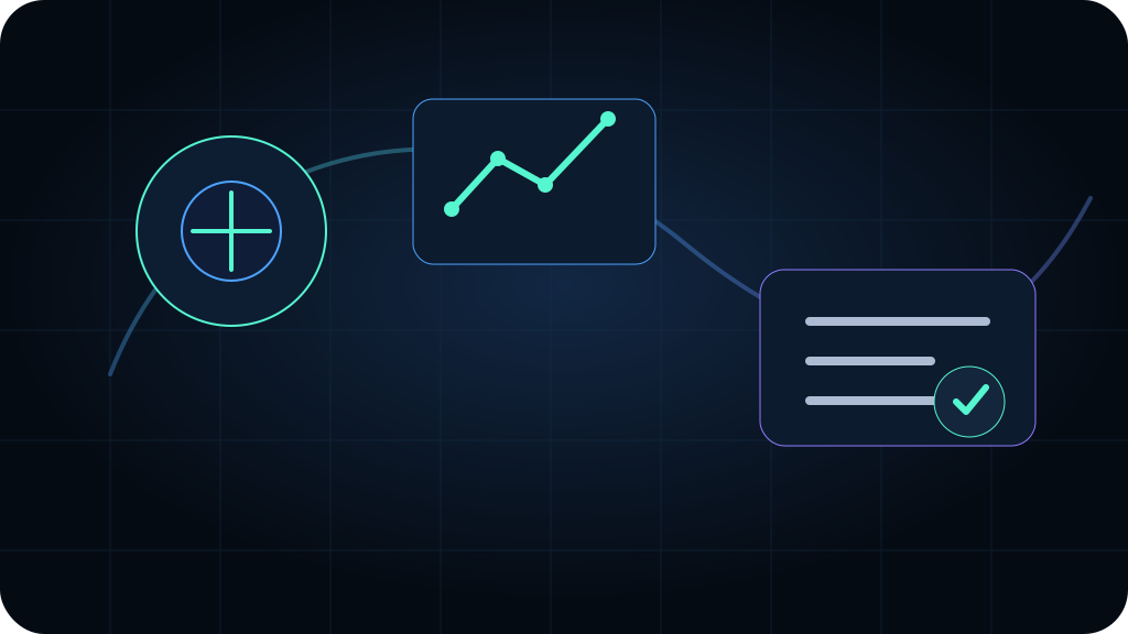 Visual diagram showing Meta advertising, AI automation and secure business growth connected in one system